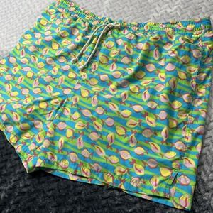 Lilly Pulitzer Capri Swim Trunk Men's XXL Swim Bathing Suit XXL Fish Print